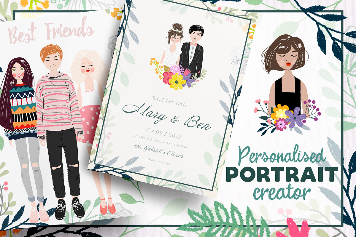 Portrait Creator in Illustrations - product preview 8