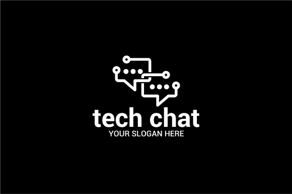 tech chat in Logo Templates - product preview 1