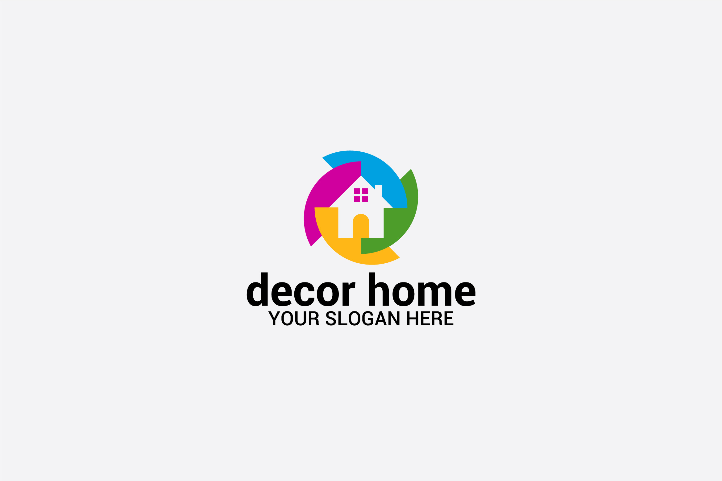 decor home | Creative Logo Templates ~ Creative Market