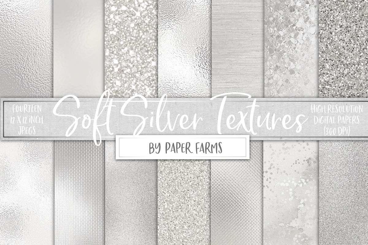 Silver foil and glitter in Textures - product preview 8