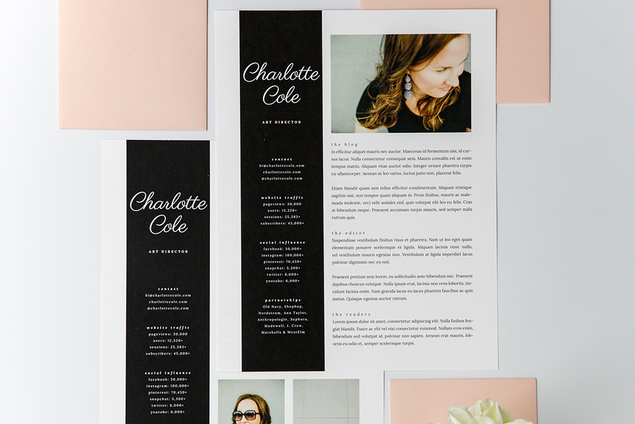 Charlotte Media Kit + Resume