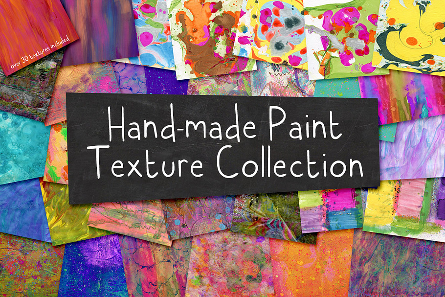 Hand-made Paint Texture Collection in Textures - product preview 8