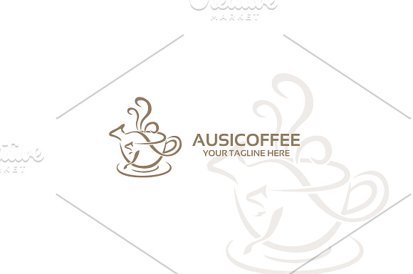 ausiecoffee – Logo Template in Logo Templates - product preview 2