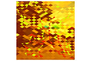Autumnal Forest Abstract Low Polygon