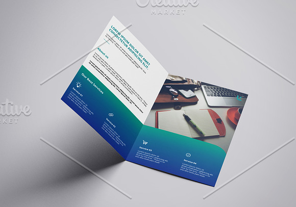 Bifold Business Brochure V798 in Brochure Templates - product preview 1