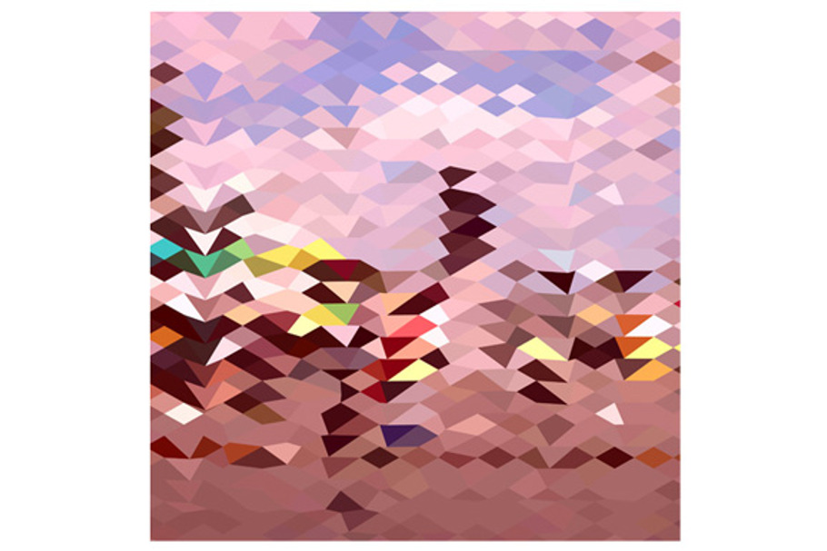 Horseman Abstract Low Polygon Backgr in Textures - product preview 8