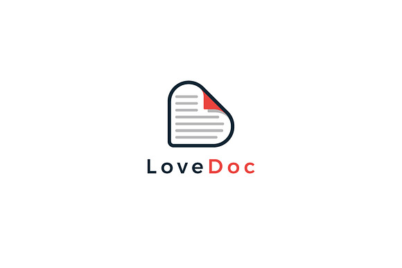 Love Doc Minimal Logo in Logo Templates - product preview 1