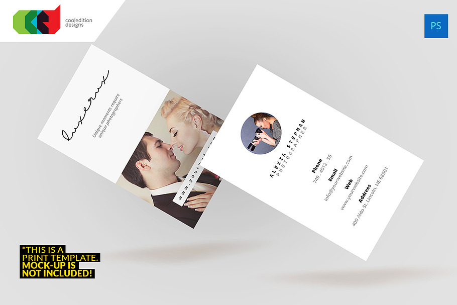 Photography - Business Card 42 in Business Card Templates - product preview 8