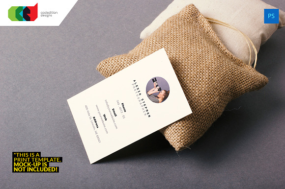 Photography - Business Card 42 in Business Card Templates - product preview 3