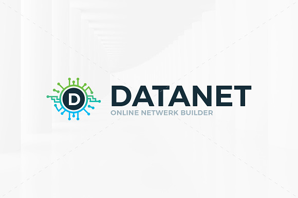 Data Net - Letter Logo in Logo Templates - product preview 1
