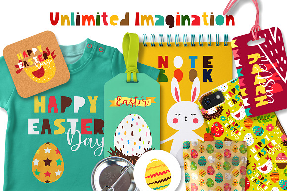 Easter Friends - Vector kit  in Illustrations - product preview 6