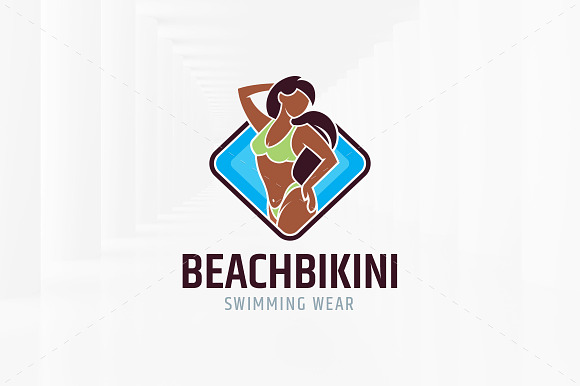 Beach Bikini Logo Template in Logo Templates - product preview 2