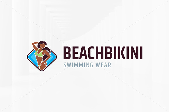 Beach Bikini Logo Template in Logo Templates - product preview 3