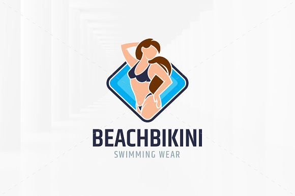 Beach Bikini Logo Template in Logo Templates - product preview 4