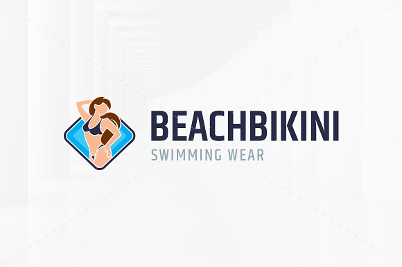 Beach Bikini Logo Template in Logo Templates - product preview 5
