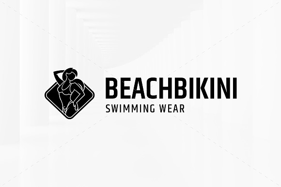 Beach Bikini Logo Template in Logo Templates - product preview 7