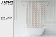 Bath Curtain Mockup Pack