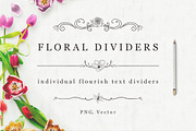 Flourish Text Dividers + Bonus