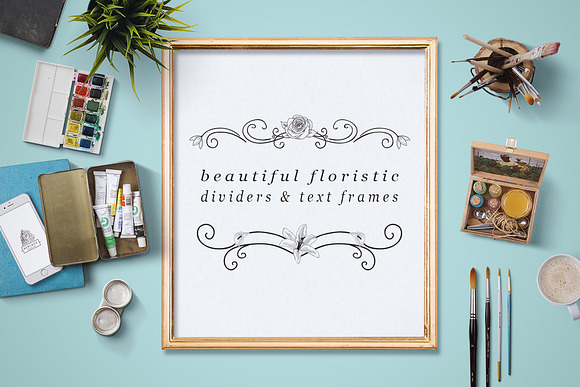 Flourish Text Dividers + Bonus in Objects - product preview 2