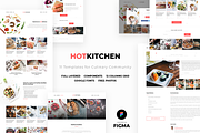 HotKitchen: UI/UX Culinary Templates