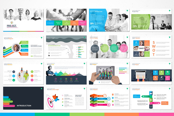 Project - Modern PowerPoint Template in PowerPoint Templates - product preview 1
