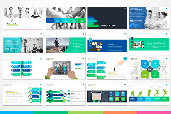 Project - Modern PowerPoint Template in PowerPoint Templates - product preview 2