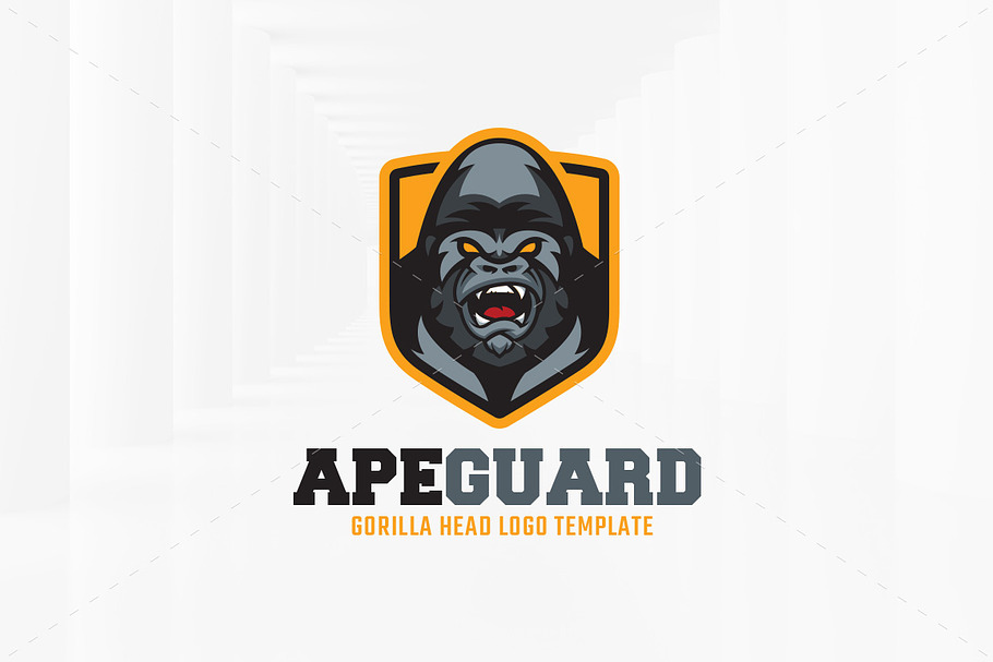 Ape Guard Logo Template in Logo Templates - product preview 8