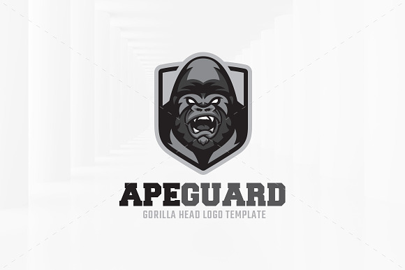 Ape Guard Logo Template in Logo Templates - product preview 2
