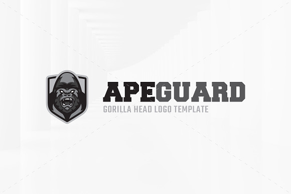 Ape Guard Logo Template in Logo Templates - product preview 3