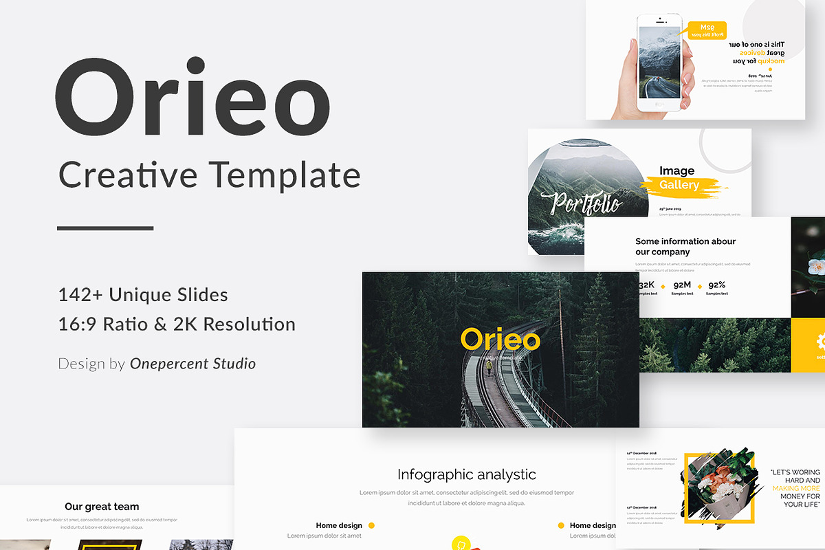 Orieo Creative Powerpoint Template in PowerPoint Templates - product preview 8