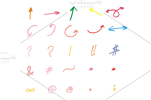Hand drawn vector elements in Smiley Icons - product preview 2