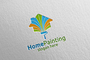 Home Painting Vector Logo Design 5