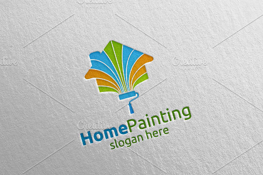 Home Painting Vector Logo Design 5 in Logo Templates - product preview 8