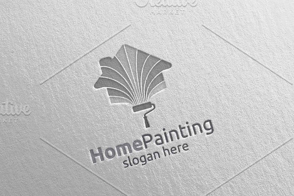 Home Painting Vector Logo Design 5 in Logo Templates - product preview 4