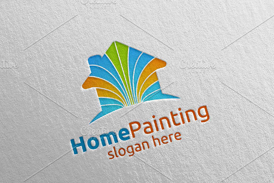 Home Painting Vector Logo Design 6 in Logo Templates - product preview 8