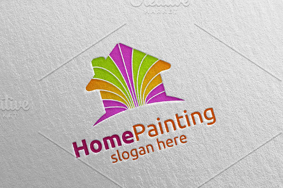 Home Painting Vector Logo Design 6 in Logo Templates - product preview 2