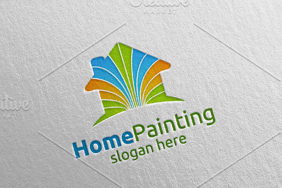 Home Painting Vector Logo Design 6 in Logo Templates - product preview 4