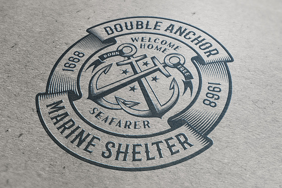 Anchor Premium Emblems in Logo Templates - product preview 5