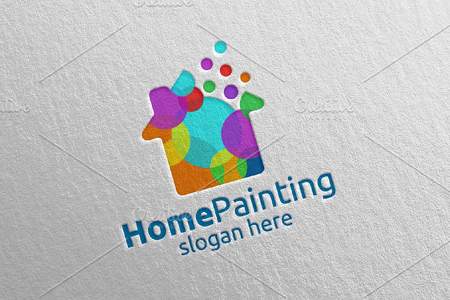 Home Painting Vector Logo Design 7 in Logo Templates - product preview 8