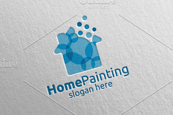 Home Painting Vector Logo Design 7 in Logo Templates - product preview 1