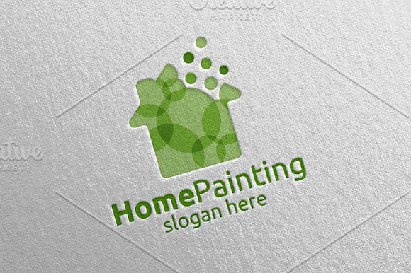 Home Painting Vector Logo Design 7 in Logo Templates - product preview 2