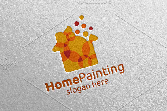 Home Painting Vector Logo Design 7 in Logo Templates - product preview 3