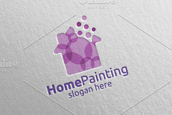 Home Painting Vector Logo Design 7 in Logo Templates - product preview 4