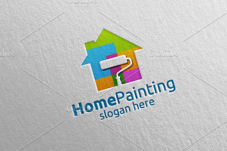 Home Painting Vector Logo Design 8 in Logo Templates - product preview 8