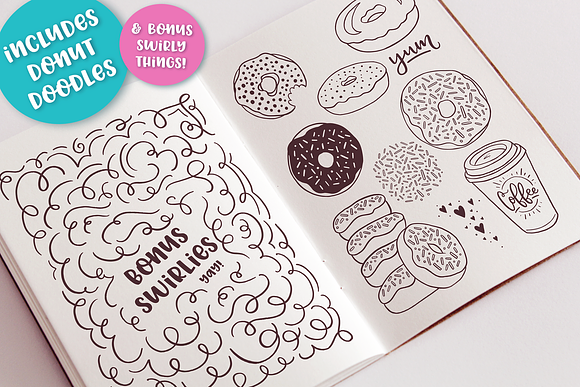 Donut Derby, a tasty caps font in Display Fonts - product preview 2