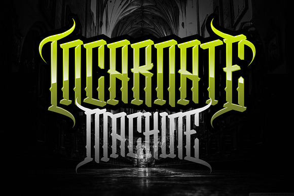 Steam Gear (Duo Font) SS in Blackletter Fonts - product preview 5
