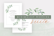 Minimalist Wedding Invitation Suite