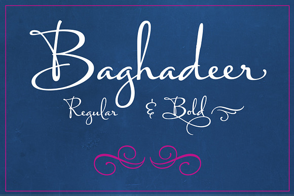 Baghadeer Family in Fonts - product preview 3