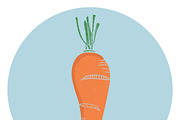 Illustration of a carrot