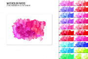 Watercolor paper backgrounds. 